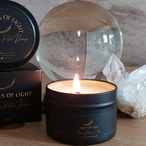 Spellbinding Luxury soy scented candle Reiki Healing Candles
