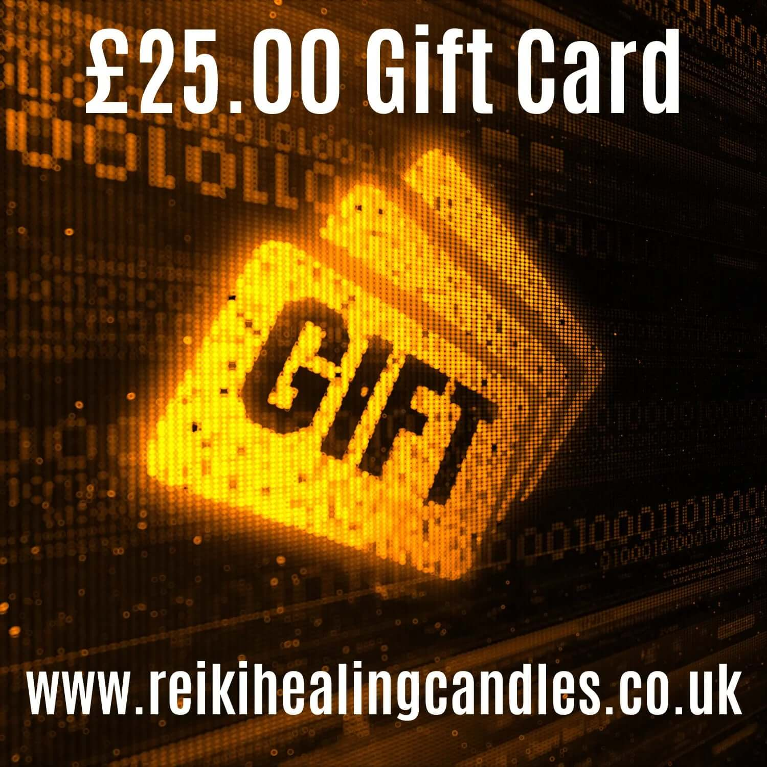 Reiki Healing Candle Gift Card Reiki Healing Candles