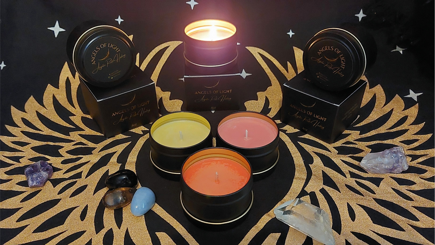 Reiki Healing scented infused candles